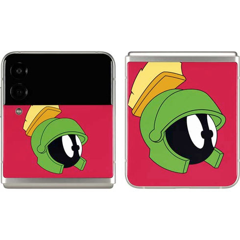 Looney Tunes Marvin The Martian Zoomed In Galaxy Z Flip3 5G Skin