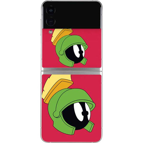 Looney Tunes Marvin The Martian Zoomed In Galaxy Z Flip3 5G Skin