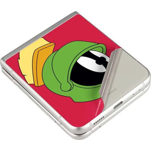 Looney Tunes Marvin The Martian Zoomed In Galaxy Z Flip3 5G Skin