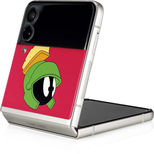 Looney Tunes Marvin The Martian Zoomed In Galaxy Z Flip3 5G Skin