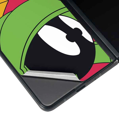 Looney Tunes Marvin The Martian Zoomed In Galaxy Z Fold4 5G Skin