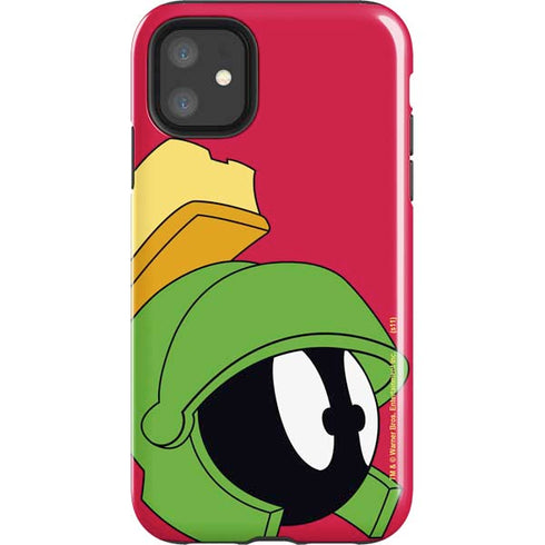 Looney Tunes Marvin The Martian Zoomed In iPhone 11 Impact Case