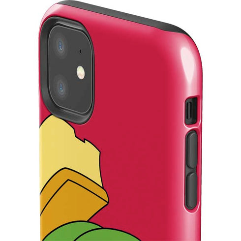 Looney Tunes Marvin The Martian Zoomed In iPhone 11 Impact Case