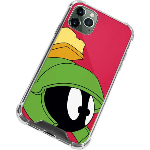 Looney Tunes Marvin The Martian Zoomed In iPhone 11 Pro Max Clear Case