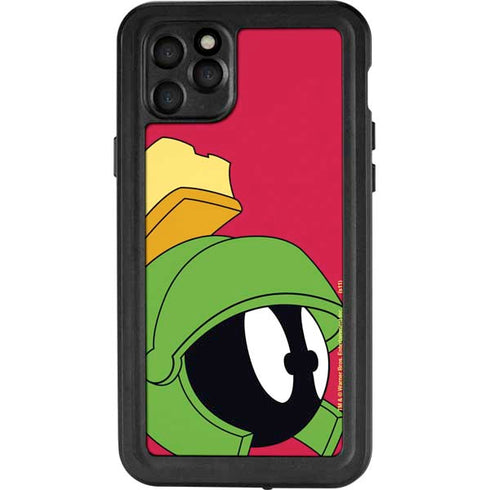 Looney Tunes Marvin The Martian Zoomed In iPhone 11 Pro Max Waterproof Case