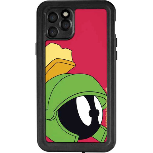 Looney Tunes Marvin The Martian Zoomed In iPhone 11 Pro Waterproof Case