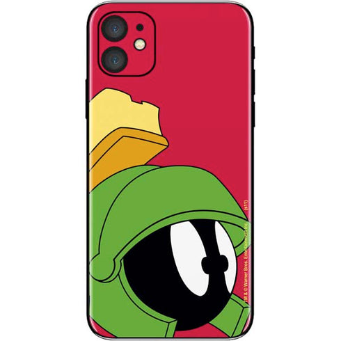 Looney Tunes Marvin The Martian Zoomed In iPhone 11 Skin