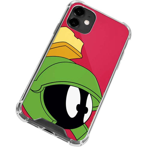 Looney Tunes Marvin The Martian Zoomed In iPhone 12 Mini Clear Case