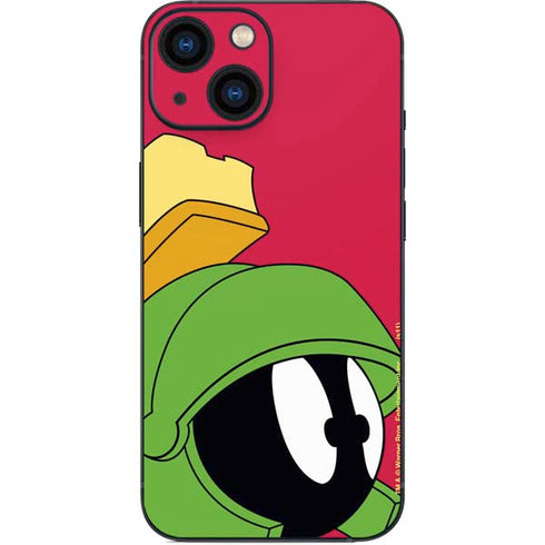 Looney Tunes Marvin The Martian Zoomed In iPhone 13 Mini Skin