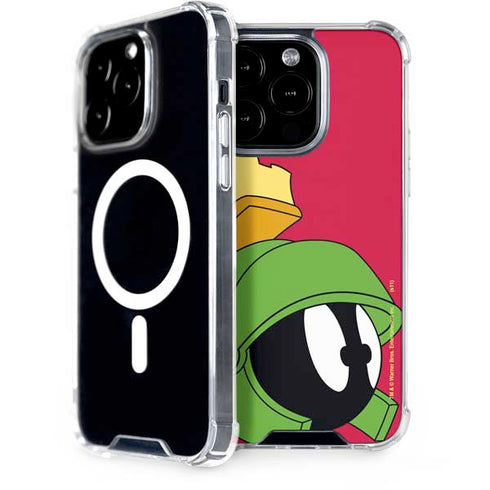 Looney Tunes Marvin The Martian Zoomed In iPhone 13 Pro MagSafe Case