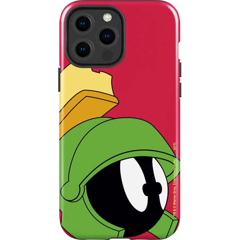 Looney Tunes Marvin The Martian Zoomed In iPhone 13 Pro Max Impact Case