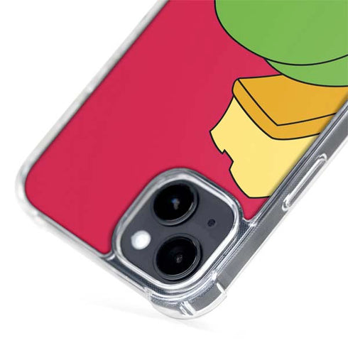 Looney Tunes Marvin The Martian Zoomed In iPhone 15 MagSafe Case