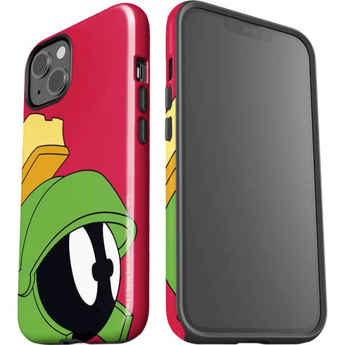 Looney Tunes Marvin The Martian Zoomed In iPhone 15 Impact Case