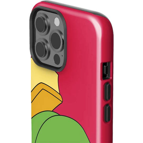 Looney Tunes Marvin The Martian Zoomed In iPhone 15 Pro Max Impact Case