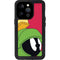 Looney Tunes Marvin The Martian Zoomed In iPhone 14 Pro Waterproof Case