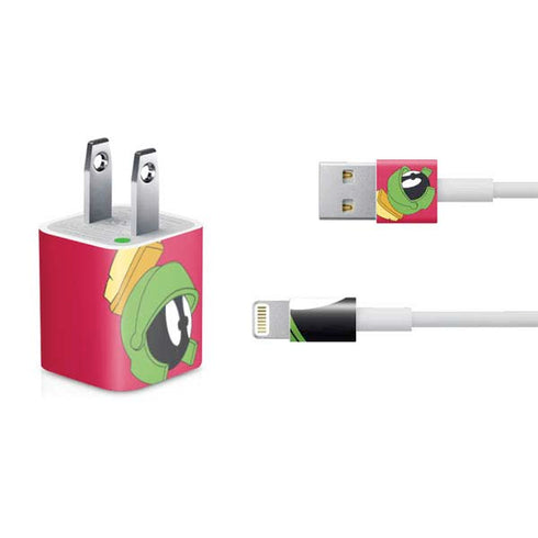 Looney Tunes Marvin The Martian Zoomed In iPhone Charger (5W USB) Skin
