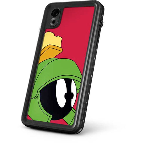 Looney Tunes Marvin The Martian Zoomed In iPhone XR Waterproof Case