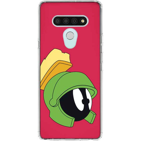 Looney Tunes Marvin The Martian Zoomed In LG Stylo 6 Clear Case