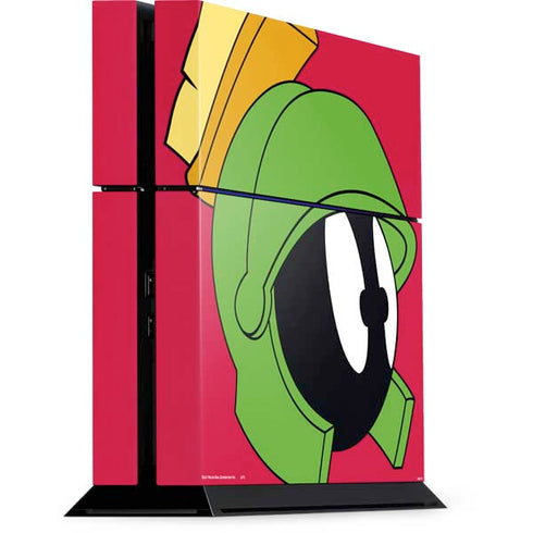 Looney Tunes Marvin The Martian Zoomed In PS4 Console Skin