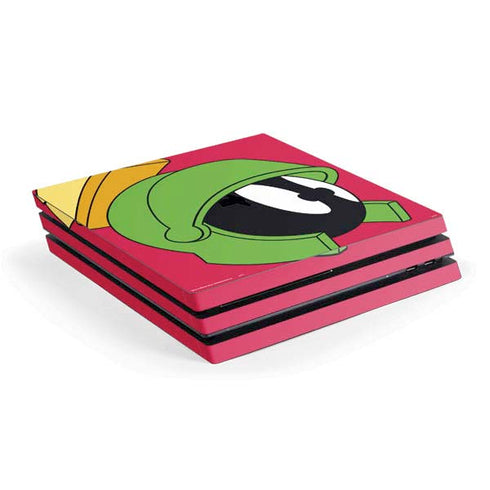 Looney Tunes Marvin The Martian Zoomed In PS4 Pro Console Skin