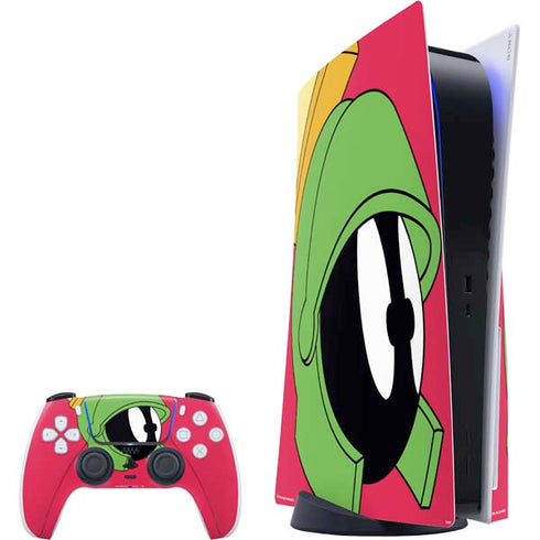 Looney Tunes Marvin The Martian Zoomed In PS5 Bundle Skin