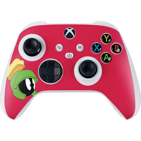 Looney Tunes Marvin The Martian Zoomed In Xbox Series S Controller Skin