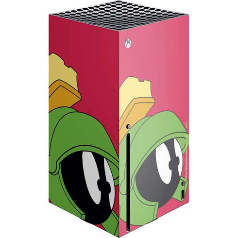 Looney Tunes Marvin The Martian Zoomed In Xbox Series X Console Skin