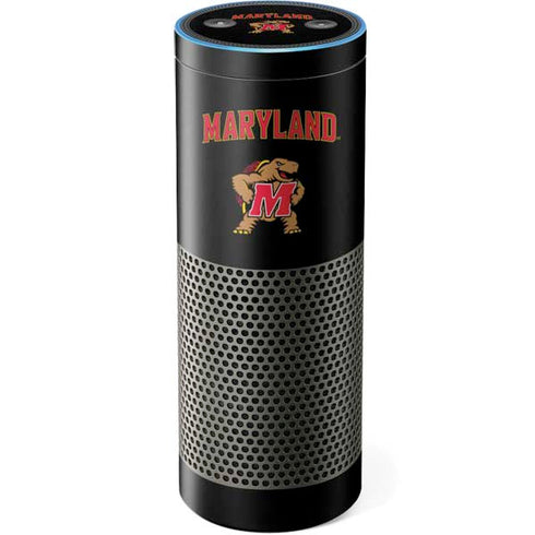 University of Maryland Collegiate Text Amazon Echo Skin
