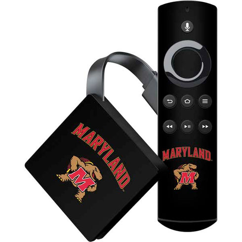 University of Maryland Collegiate Text Amazon Fire TV Skin