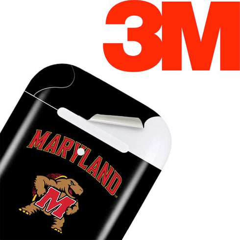 University of Maryland Collegiate Text Apple AirPods 2 Skin