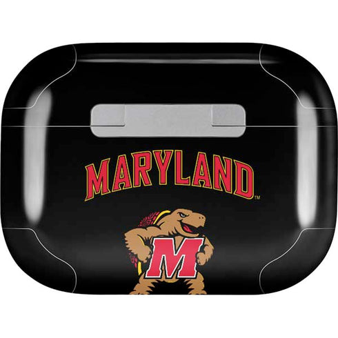 University of Maryland Collegiate Text Apple AirPods Pro Skin