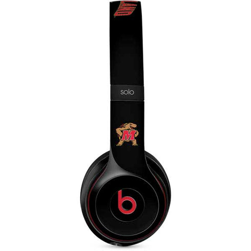 University of Maryland Collegiate Text Beats Solo 2 Wireless Skin