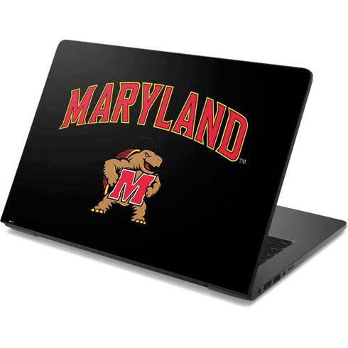University of Maryland Collegiate Text Dell Chromebook Skin
