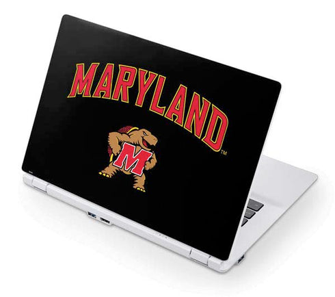 University of Maryland Collegiate Text Acer Chromebook Skin