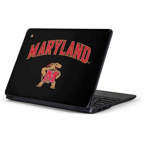 University of Maryland Collegiate Text Samsung Chromebook Skin