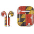 Maryland Flag Dark Wood Apple AirPods 2 Skin