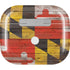 Maryland Flag Dark Wood Apple AirPods (3rd Gen 2021) Skin