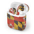 Maryland Flag Dark Wood Apple AirPods Skin