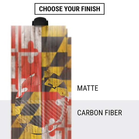 Maryland Flag Dark Wood Bose Noise Cancelling Headphones 700 Skin