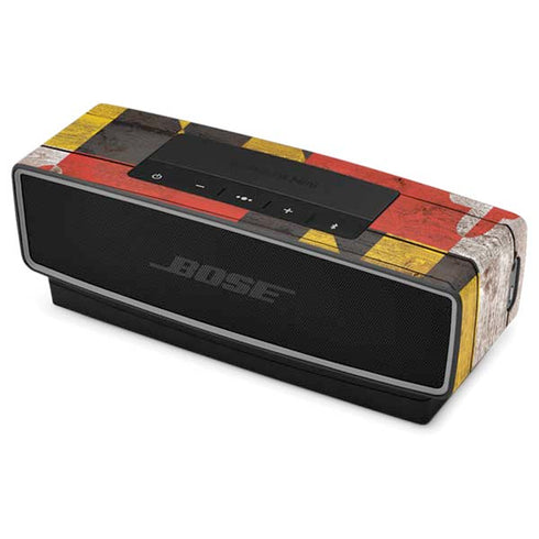 Maryland Flag Dark Wood Bose SoundLink Mini Speaker II Skin