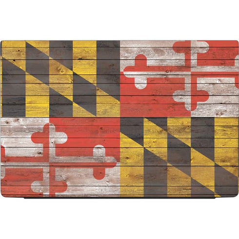 Maryland Flag Dark Wood Dell Vostro Skin