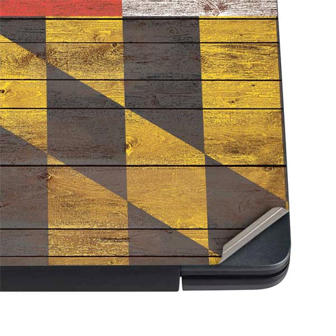 Maryland Flag Dark Wood Dell Vostro Skin