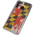 Maryland Flag Dark Wood Galaxy A21 Clear Case