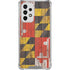 Maryland Flag Dark Wood Galaxy A53 5G Clear Case