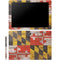 Maryland Flag Dark Wood Galaxy Book 12in Skin