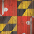 Maryland Flag Dark Wood Galaxy Note 8 Skin