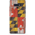 Maryland Flag Dark Wood Galaxy Note 9 Skin