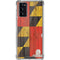 Maryland Flag Dark Wood Galaxy Note20 5G Clear Case