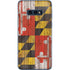 Maryland Flag Dark Wood Galaxy S10e Skin