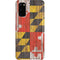 Maryland Flag Dark Wood Galaxy S20 Lite Case